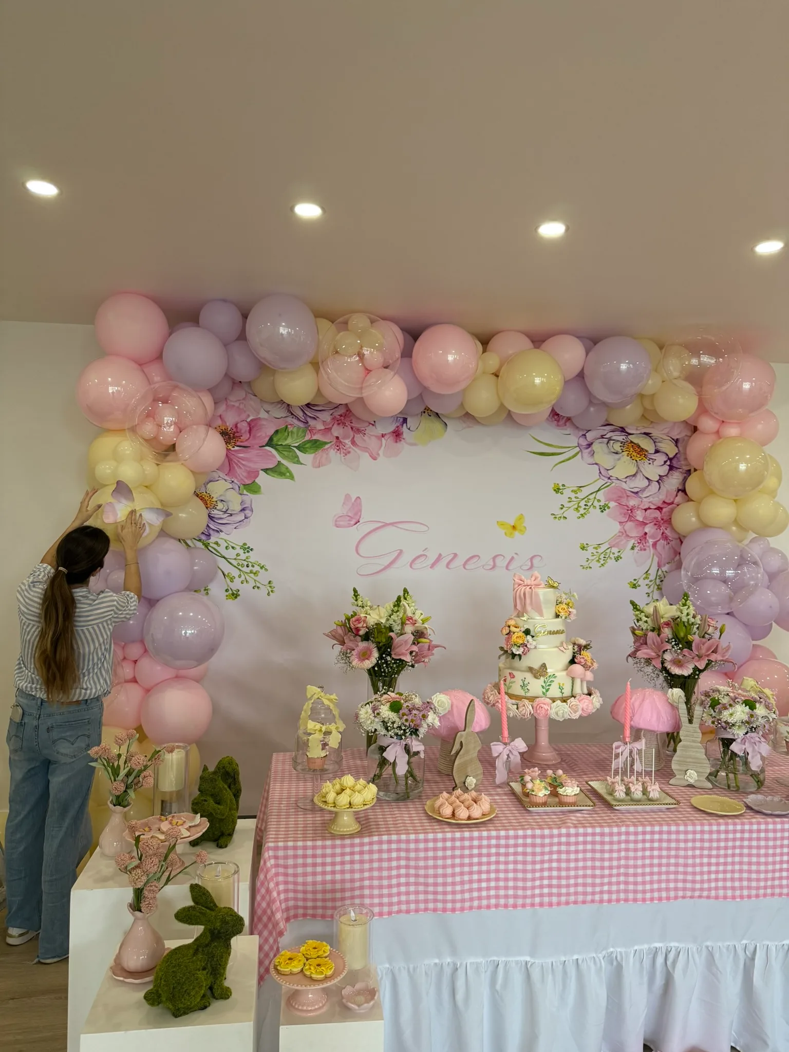 Decoração de festas com arcos de balões